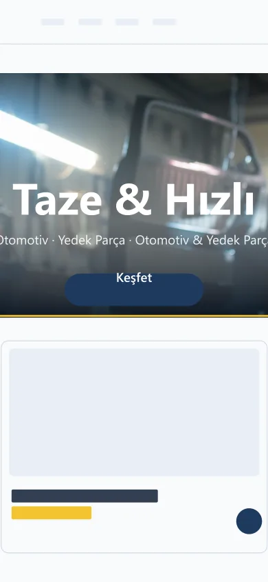 Otomotiv · Yedek Parça mobil önizleme