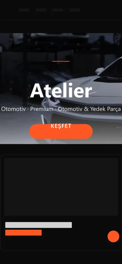 Otomotiv · Premium mobil önizleme