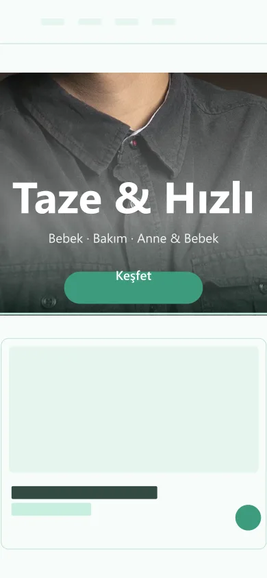 Bebek · Bakım mobil önizleme