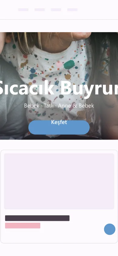 Bebek · Pastel mobil önizleme
