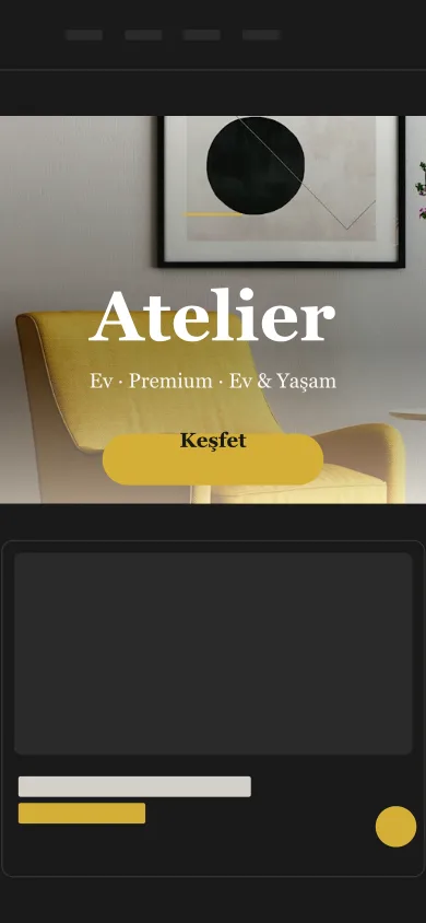 Ev · Premium mobil önizleme
