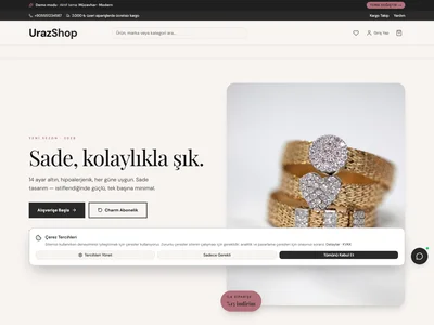 Mücevher · Modern tema önizleme