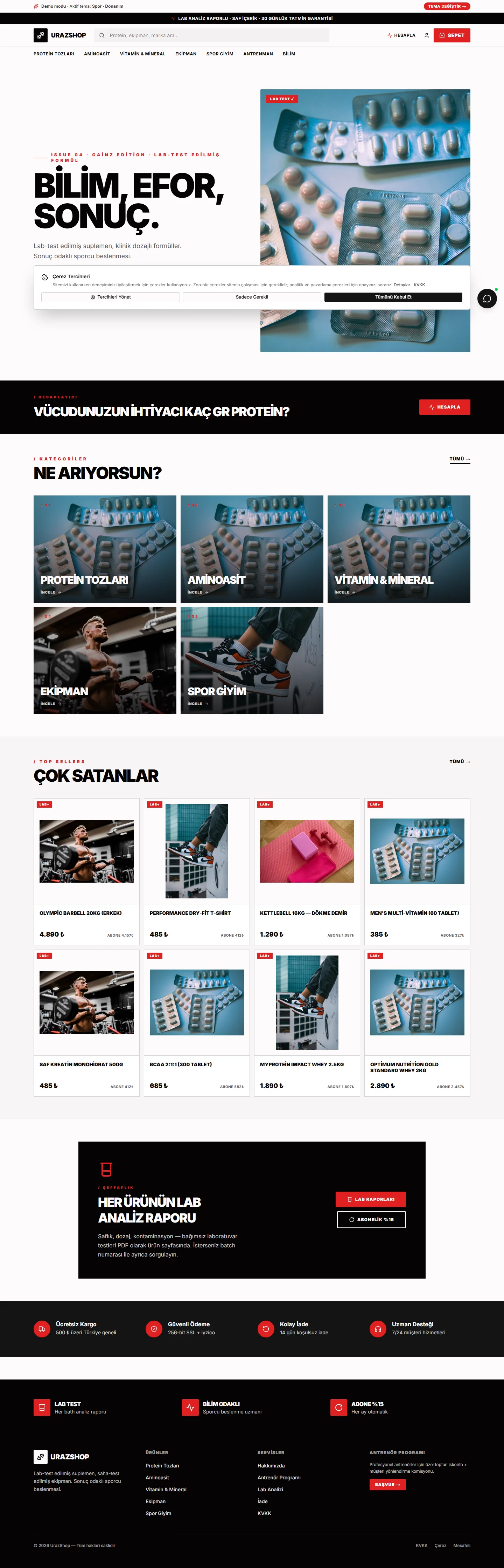 Spor · Donanım masaüstü önizleme