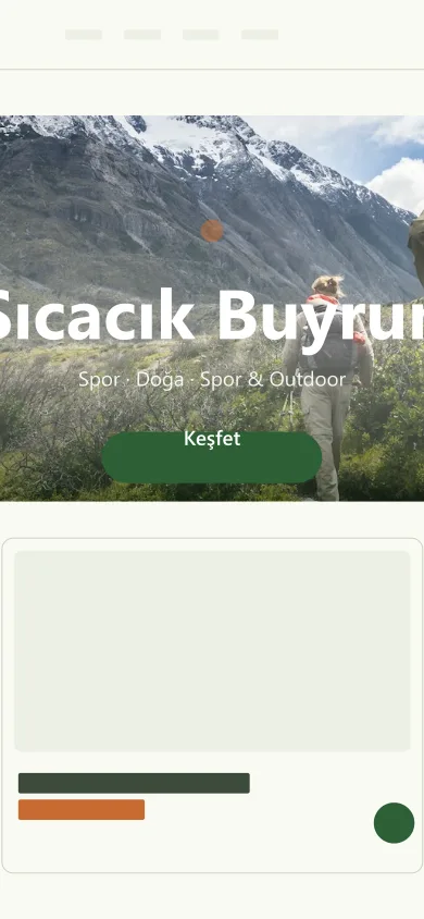 Spor · Doğa mobil önizleme