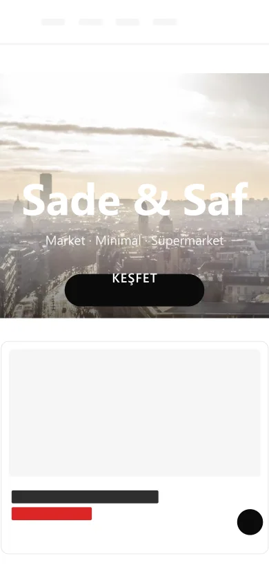 Market · Minimal (Wokiee) mobil önizleme